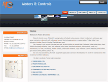 Tablet Screenshot of motorscontrols.co.in
